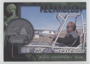 2002 Rittenhouse Star Trek: Nemesis Technology 24th Century 4x4 #T3 2w2