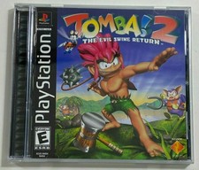ORIGINAL AUTHENTIC RARE PLAYSTATION PS1 GAME TOMBA! 2 EVIL SWINE RETURN