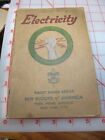 Tan Cover Electricity Merit Badge Book February 1936 Type (3B)