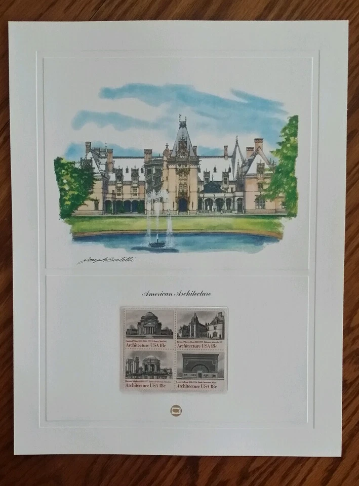 MINT US STAMPS PANEL 1981 18c ARCHITECTURE SCOTT # 1928-1931 BLOCK MNH - Image 1 of 4