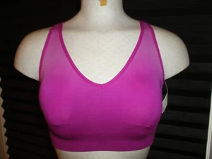 NWT PUMA Small 32C 34B Pullover Light Support Sport Bra Strappy Back Seamless - Picture 1 of 3