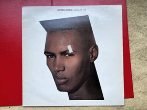 Grace Jones - Living My Life 12'' Vinyl LP Record Album + Lyrics Sleeve UK 1982 - Picture 1 of 3