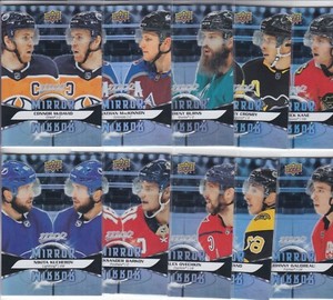 2020-21 20-21 UPPER DECK MVP HOCKEY MIRROR INSERTS 1-10 CHOOSE YOUR PLAYER