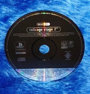 Rollcage Stage 2 PROMO FULL GAME PS1 Playstation 1 PAL Racing Psygnosis - Picture 1 of 3