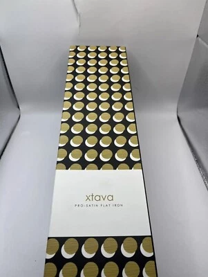 XTAVA Pro Satin Flat Iron Infrared Ceramic Flat Iron Sealed Great Christmas Gift