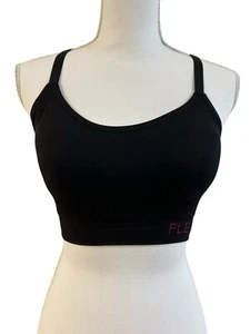 Flex Own-It Damen Sport BH - Schwarz mit Polsterung - Racerback - Bild 1 von 3