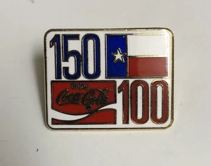 Coca-Cola/Coke 100 Years Old -- Texas 150 Years Old - Lapel Pin; 1986 - Picture 1 of 6