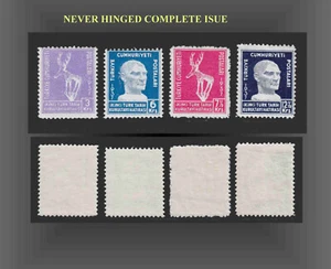1937 HISTORISCHER KONGRESS HETHITER BRONZE HIRSCH NH SCT.781-4 MI.1010-13 ISF.1354-57 - Bild 1 von 1
