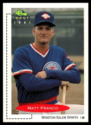 1991 Classic Best #134 Matt Franco - Image 1 of 2