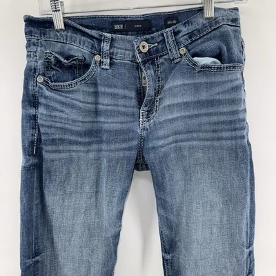 Buckle BKE Aiden Bootcut Jeans Mens 29x30 Mid Wash Blue Premium Stretch Denim - Image 1 of 4