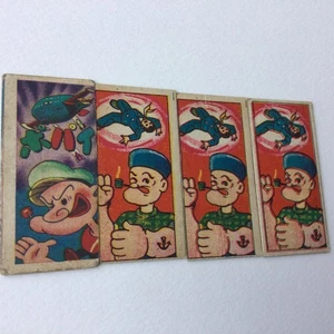 Popeye & Donald Duck Vintage MENKO Karten 60er Jahre 4er Set - Bild 1 von 5