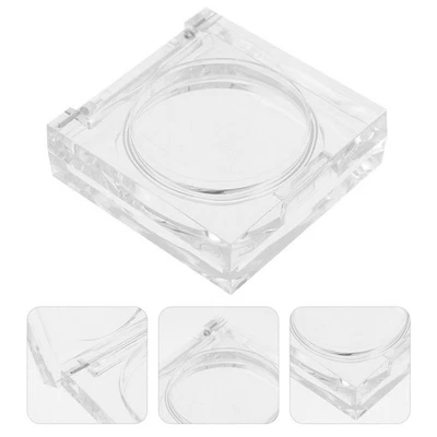  Empty Clear Plastic Eyeshadow Palette Small Makeup Container Containers - Image 1 of 4