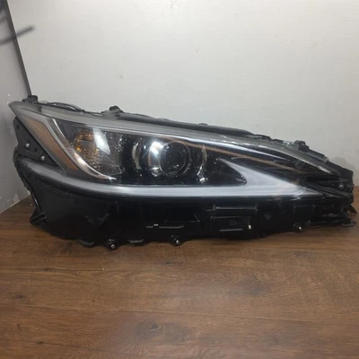 Lexus ES350 2019 2020 2021 2022 RH Passenger SINGLE BEAM LED Headight 8111006C91 - Image 1 of 4