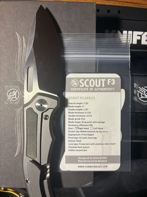 Griffin Co Scout 3 Blade Folding Pocket Knife - Image 1 of 3