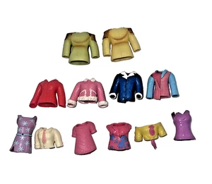 Polly Pocket Gummi Kleidung (12 Stück) einschließlich Disney Prinz/Prinzessin Teile - Bild 1 von 7