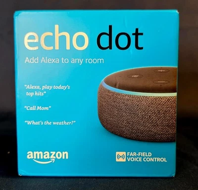 Amazon Echo Dot 3rd Gen Smart Speaker Alexa Voice Control NEW Sealed - Image 1 of 4