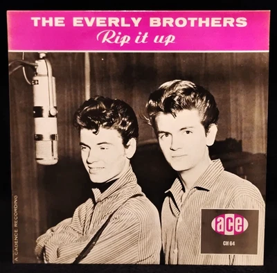 EVERLY BROTHERS  "RIP IT UP"  (RARE NM U.K. VINYL & COVER / 1ST RL-1983) - Image 1 of 4