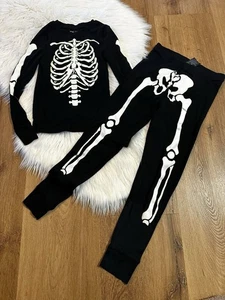 H&M Halloween Glow In The Dark Jungen Pyjama Set Größe 10 - Bild 1 von 1