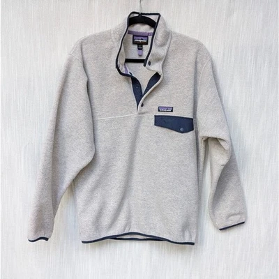 Patagonia Gray Lightweight Synchilla Snap-T Fleece Pullover, size S - Image 1 of 4