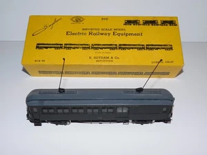 VINTAGE HO SUYDAM Brass SACRAMENTO NILES WOOD INTERURBAN COMBINE #126 - RARE NOS - Picture 1 of 16