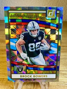 2025 Brock Bowers Panini Donruss Action-All Pros #AAP-BBO Las Vegas Raiders - Bild 1 von 2
