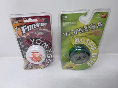 2x YOMEGA Firestorm & All-Star Ultra YOYO 1999 de colección nuevo y sellado Foto 1 de 4