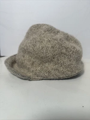 Sombrero guía de lana LL Bean vintage invierno gorra plana orejeras hecho en EE. UU. avena Foto 1 de 4