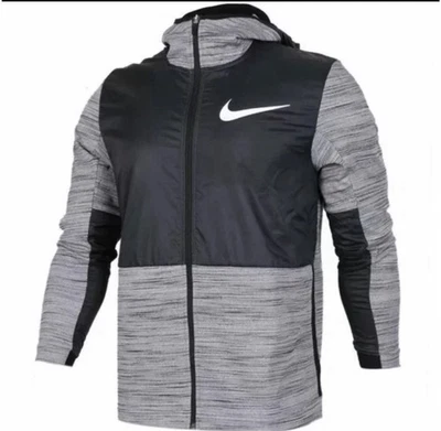 Chaqueta Nike Para Hombre Therma Winterized Dri-fit Baloncesto Cremallera Completa Aq4165 010 Talla M Foto 1 de 4