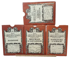 4 X Reprints of the First edition One Inch Ordnance Survey Maps GOOD - Picture 1 of 12
