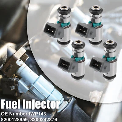 4Pcs IWP143 8200128959 Fuel Injector for RENAULT Clio 1.4 16V 99-04 1.6 04-09 - Imagem 1 de 4