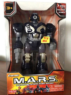 Mars  Cybotronix  Motorized Attack Robo Squad Walking Robot polar captain model - Image 1 of 3