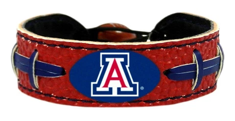 Arizona Wildcats Team Color Football Bracelet [NEW] NCAA Jewelry Wrist Necklace Cover