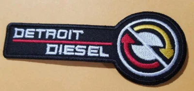 THEPATCHGUY Embroidered Detroit Diesel Patch approx 1.75x 4.5"