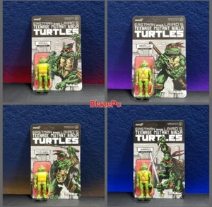 Super7 TMNT Mirage Variant PX Figura de Reacción Juego Completo de 4 Tortugas Ninja - Imagen 1 de 5