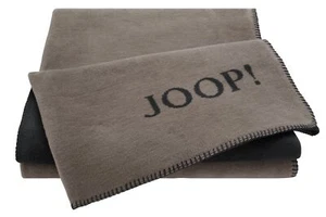 Joop! Wohndecke Kuscheldecke 150x200 cm Doubleface taupe anthrazit 631381 - Bild 1 von 2