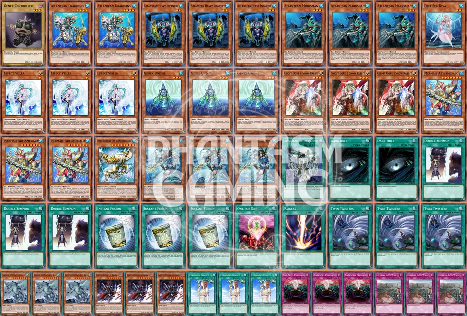 Mermail Deck Heavy Infantry Abyssmegalo Gorz Gameciel Yugioh - Image 1 of 1