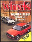Wheels 1985 November - Toyota Celica 16, Mazda 323, Alfa 90, Nissan Skyline, BMW