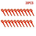 20/100X Plastic Blade Fuxtec 20V Fx-E1rt20 Cordless Strimmers Grass Trimmers