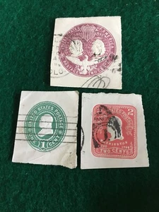 3 USA seltene Gedenkprägte Briefmarken, 1887,1893,1903 gebraucht - Bild 1 von 2