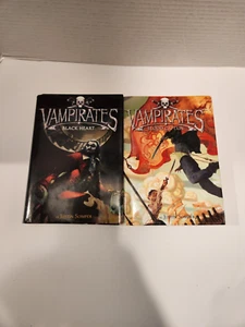 Vampirates Blood Captain & Black Heart Books 3 &4 Hardcover By Justin Somper - Imagen 1 de 6