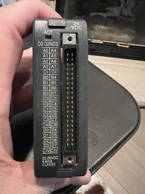 Automation Direct D2-32ND3 DC Input Module for DL205 System 24VDC 32 Inputs - Image 1 of 3