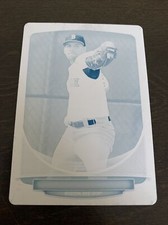 Matt BARNES 2013 Bowman Draft Picks RC Printing Plate Cyan #TP-39 1/1 Red Sox