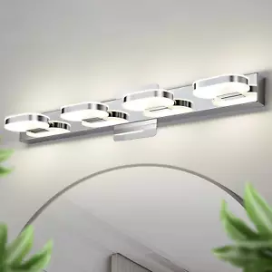 Modern LED 4 Lights Vanity Light for Bathroom Modern Vanity Light Fixture Wall S - Picture 1 of 12