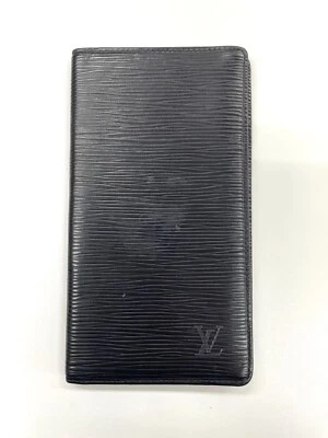 LOUIS VUITTON Epi Portefeuille Carte Crédit Yen Billfold Wallet M63212 Noir - Image 1 of 4