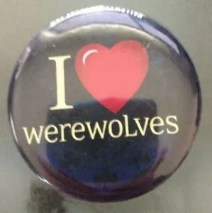 I Heart Werewolves Twilight Button - Team Jacob - Teen Wolf - Picture 1 of 1