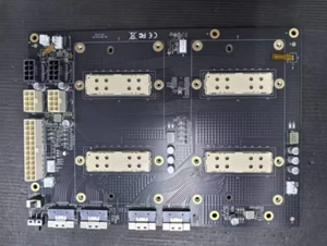 Carte adaptateur double carte SXM2 NVIDIA V100 SXM2 300G NVlink interconnect - Photo 1/10