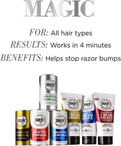 Magic | Crema de afeitar y polvo productos de aseo sin afeitar - Imagen 1 de 12