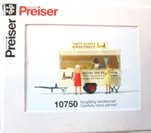 NEW 2025 : HO PREISER FIGURES # 10750 : CHEESE CONCESSION SALES TRAILER - Picture 1 of 3