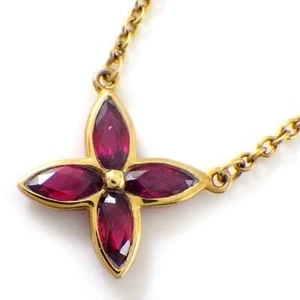 Tiffany & Co. Necklace Victoria Small Marquise Cut Ruby 750(18K) Yellow Gold - Picture 1 of 7