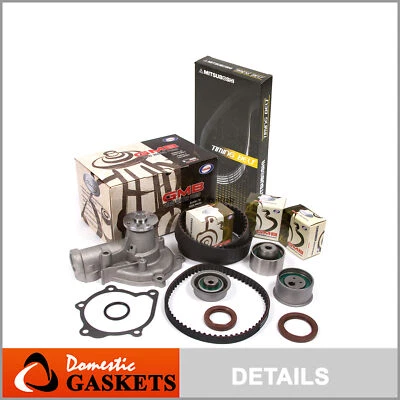 Kit de correa de distribución GMB bomba de agua apta para Mitsubishi Galant Expo Eclipse 2.4 4G64 SOHC Foto 1 de 4